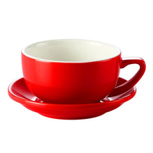 Load image into Gallery viewer, New Creative Coffee Cup 350ml Large Capacity European Style Coffee Mug Saucer Set Latte Cup Black Tea Cup Milk Cup

