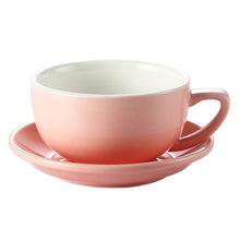 Load image into Gallery viewer, New Creative Coffee Cup 350ml Large Capacity European Style Coffee Mug Saucer Set Latte Cup Black Tea Cup Milk Cup
