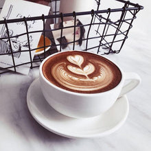 Load image into Gallery viewer, New Creative Coffee Cup 350ml Large Capacity European Style Coffee Mug Saucer Set Latte Cup Black Tea Cup Milk Cup
