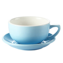 Load image into Gallery viewer, New Creative Coffee Cup 350ml Large Capacity European Style Coffee Mug Saucer Set Latte Cup Black Tea Cup Milk Cup
